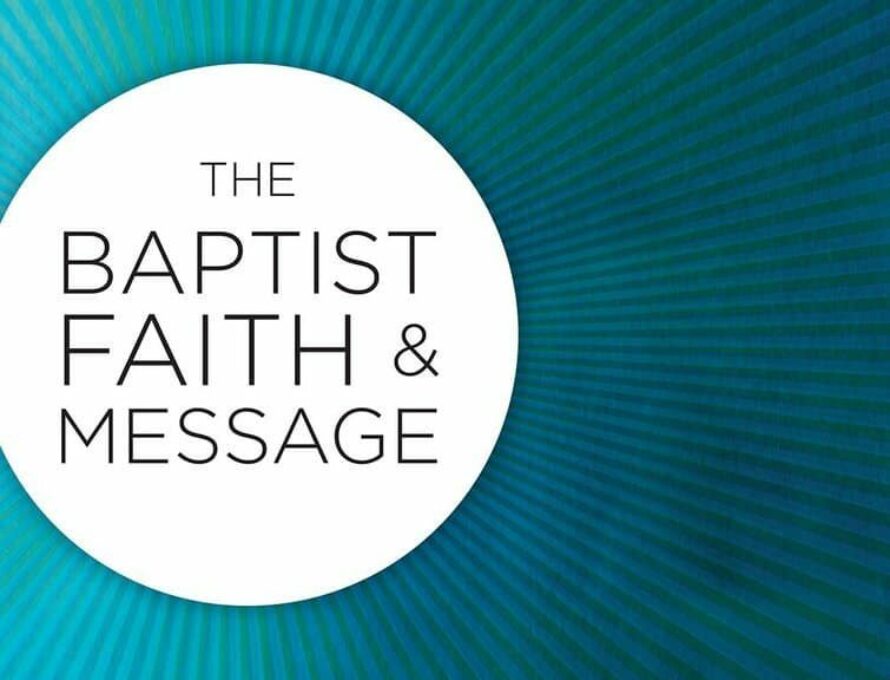 FIRST-PERSON: The Baptist Faith and Message 2000 As A Teaching Tool